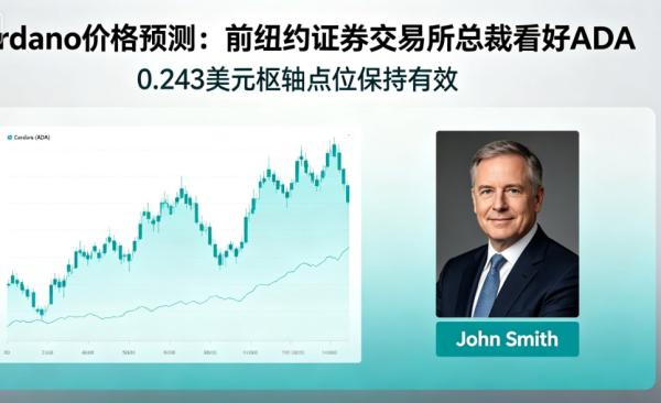 Cardano价格预测：前纽约证券交易所总裁看好ADA，0.243美元枢轴点位保持有效
